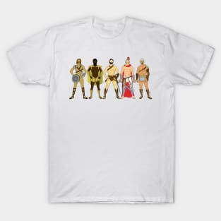 5 Gladiators and Warriors T-Shirt